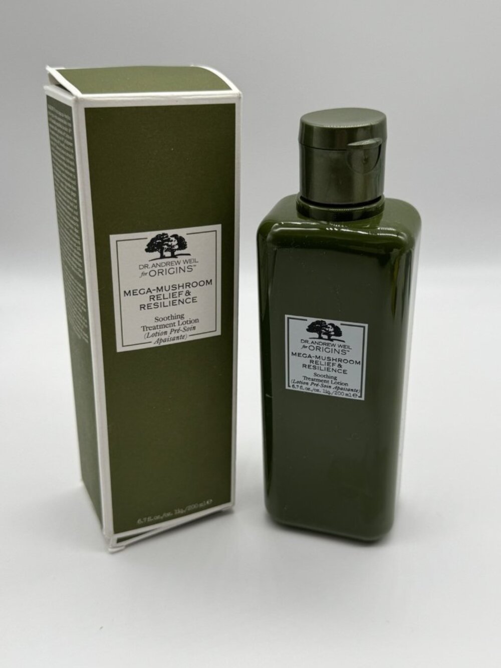 Origins Mega Mushroom Relief Resilience Soothing Treatment Lotion 6.7 fl oz New